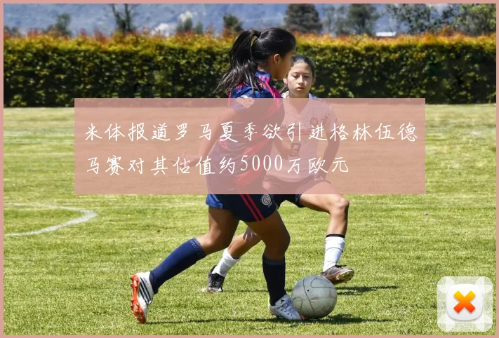 米体报道罗马夏季欲引进格林伍德马赛对其估值约5000万欧元